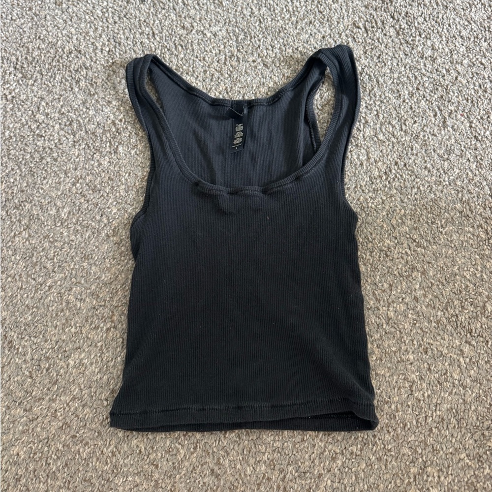 Skims Cotton Rib Tank Top